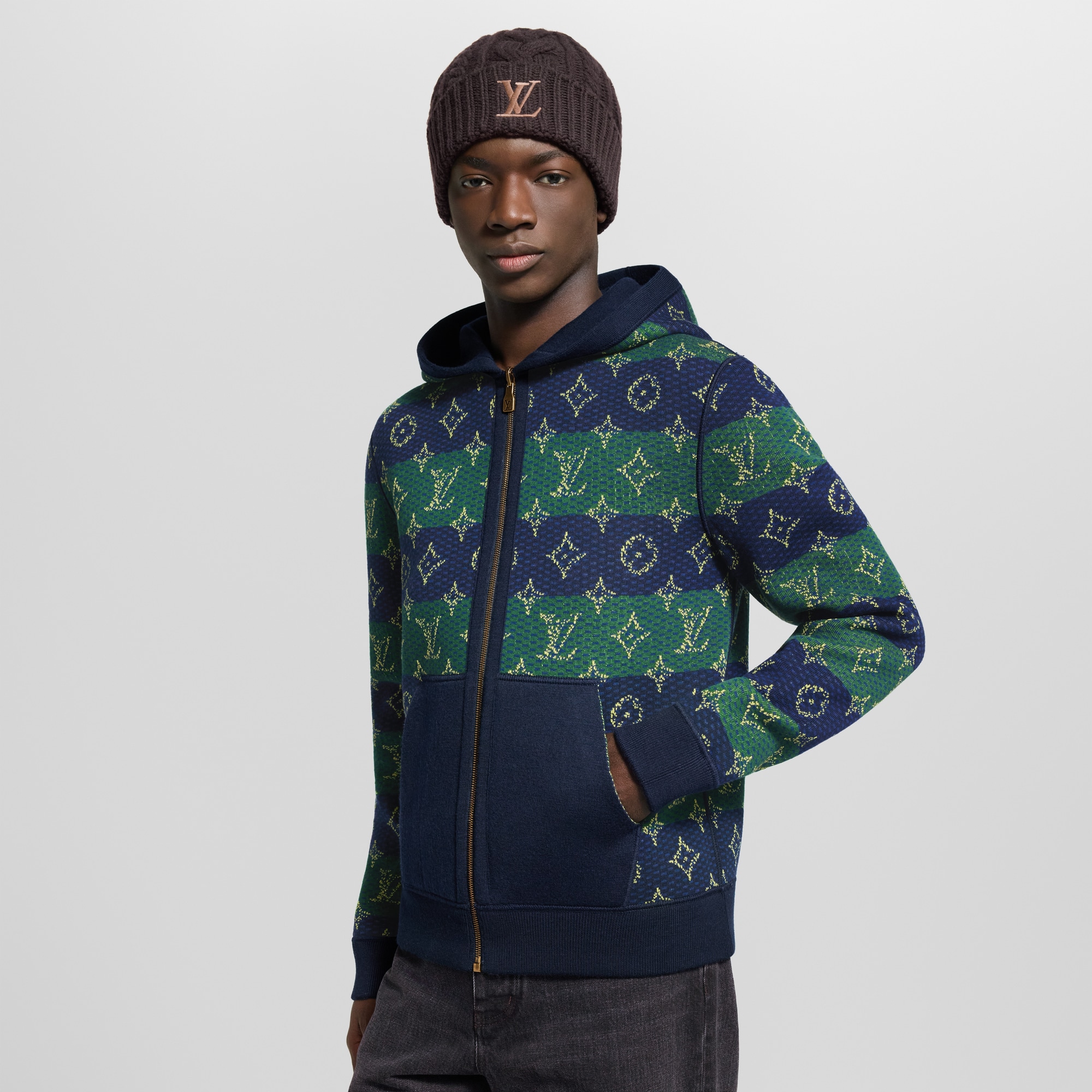 Monogram Double Face Reversible Hoodie - Ready-to-Wear | LOUIS VUITTON